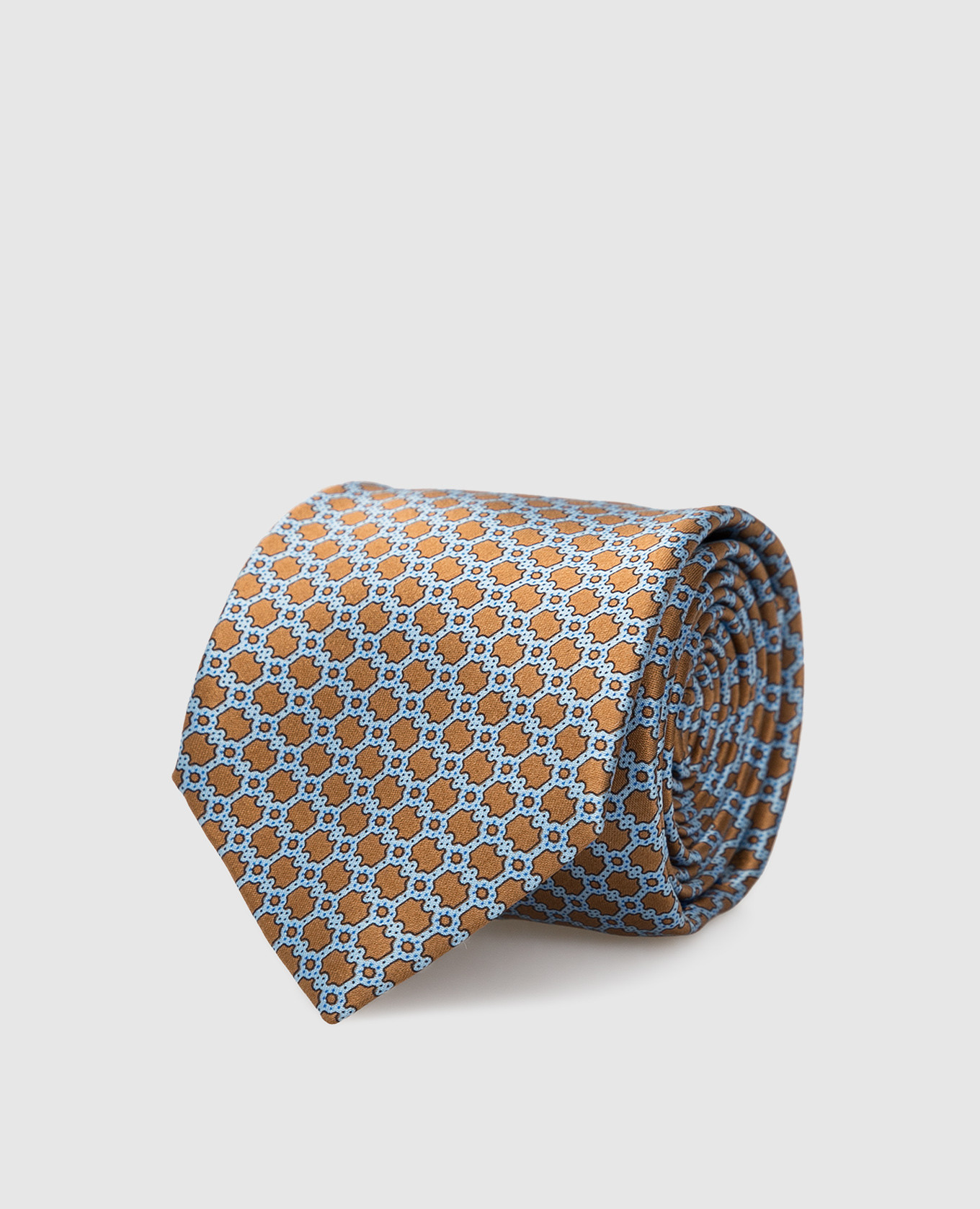 Children's patterned silk tie