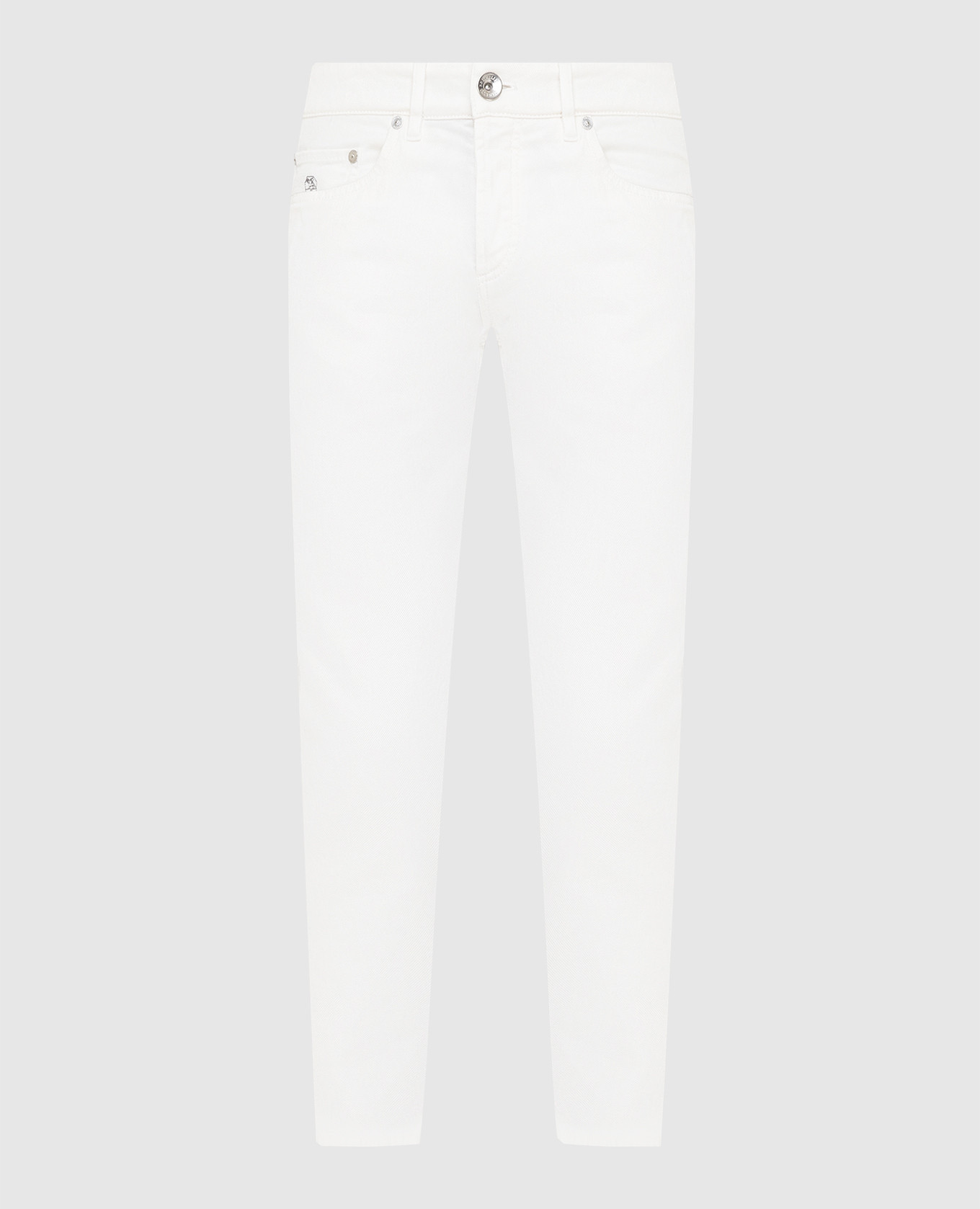 

Белые джинсы Brunello Cucinelli, Белый, Джинсы