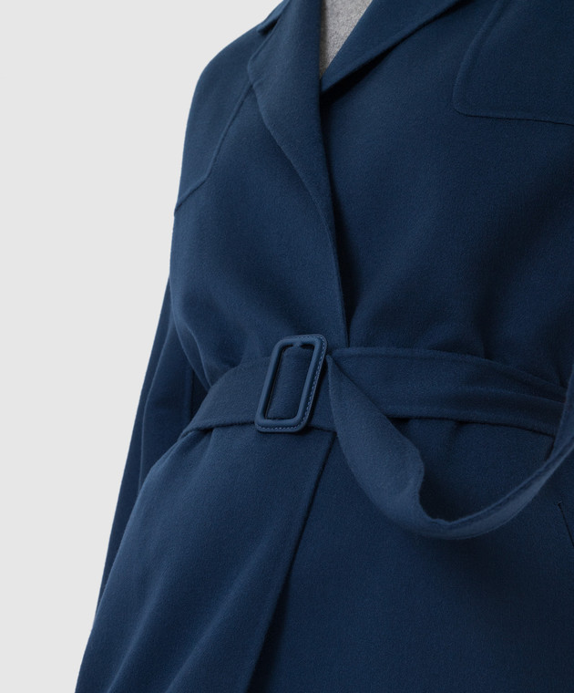 Loro Piana £3450 Navy Drawstring Cashmere-Lined Anorak M