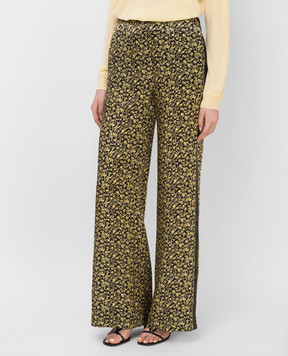 Victoria by Victoria Beckham Чорні брюки з шовку TRVV070B