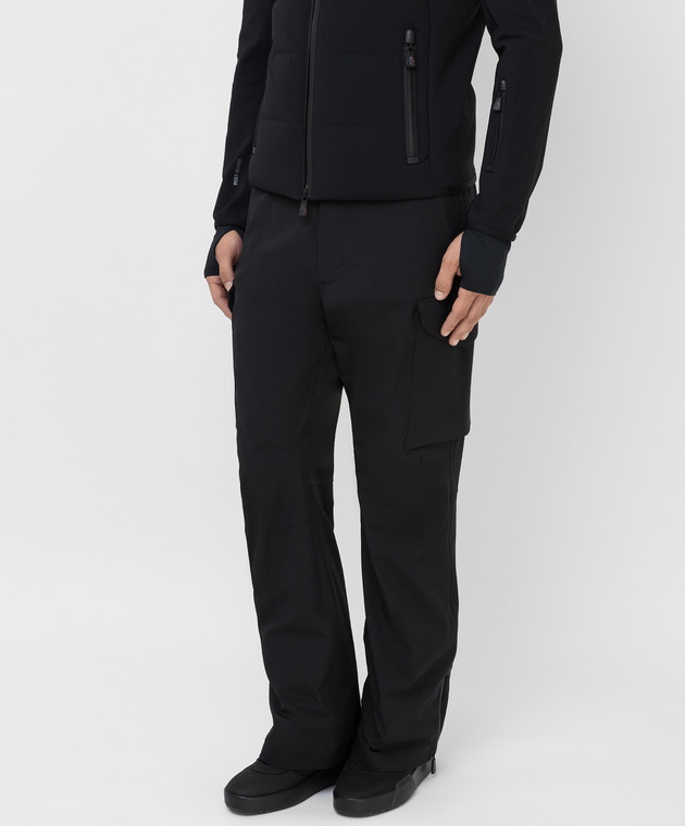 Moncler Grenoble Черные горнолыжные брюки 2A7054053066 изображение 3