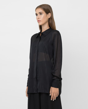 ALEXANDRE VAUTHIER Сорочка в смужку з люрексом 214SH13001504