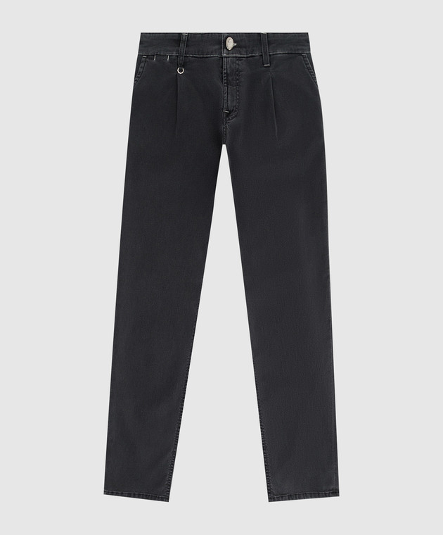 Stefano Ricci Children's gray jeans YFT0302020C11BK
