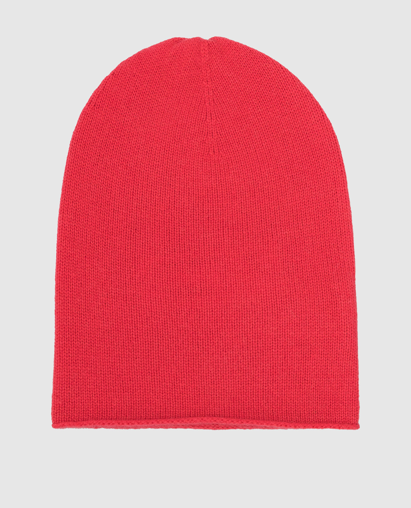 Raspberry cashmere hat