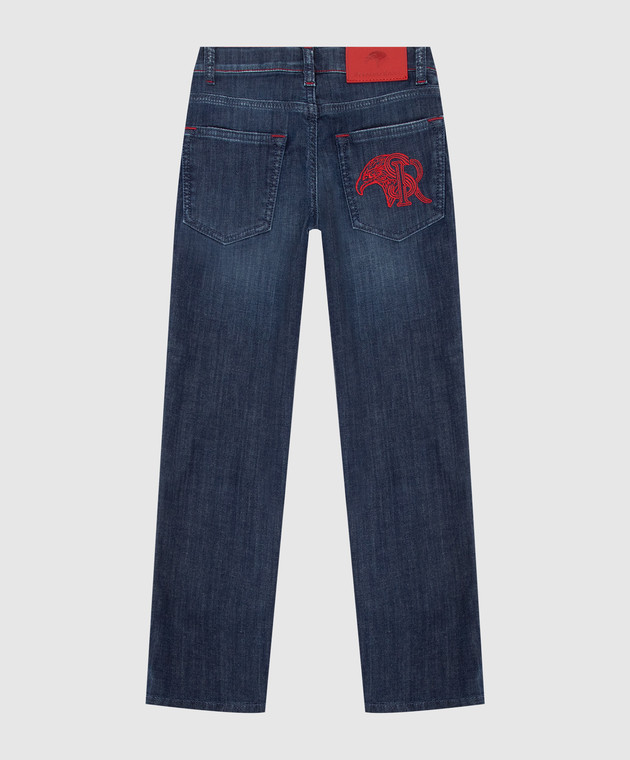 Stefano Ricci Детские джинсы с эффектом потертости YST12020101893 изображение 2