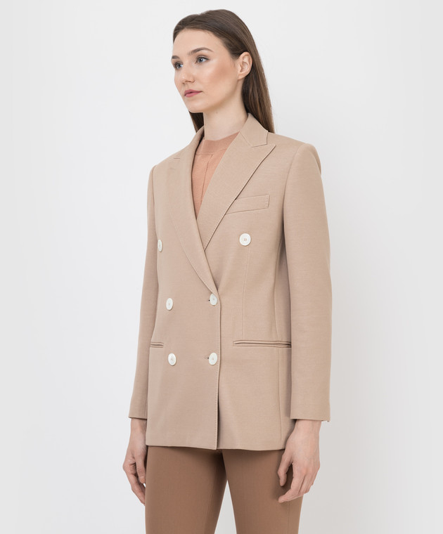 Max Mara - Giralda Light Beige Double Breasted Jacket GIRALDA - buy ...