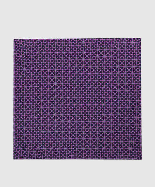 Stefano Ricci Children's purple tie and handkerchief set YDH27027 image 3