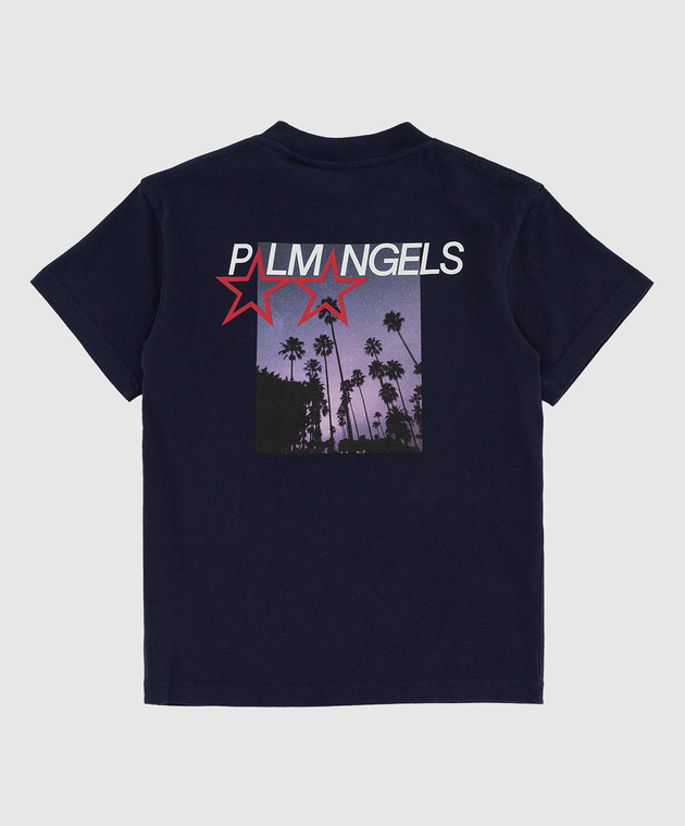 Palm Angels Children's T-shirt with Palm Night Sky print PBAA003F21JER001 image 2