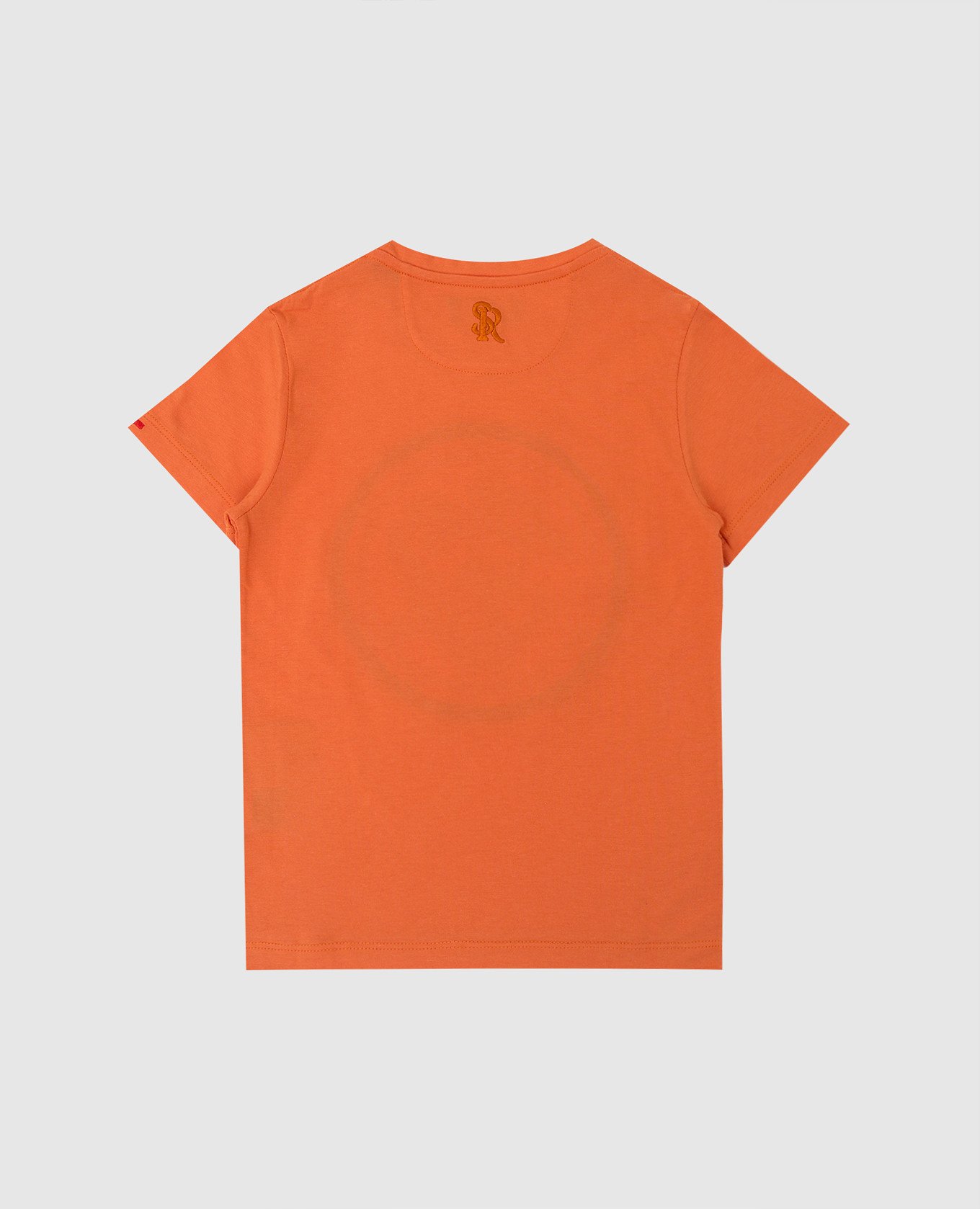 Stefano Ricci Детская оранжевая футболка с вышивкой YNH9200050803 изображение 2