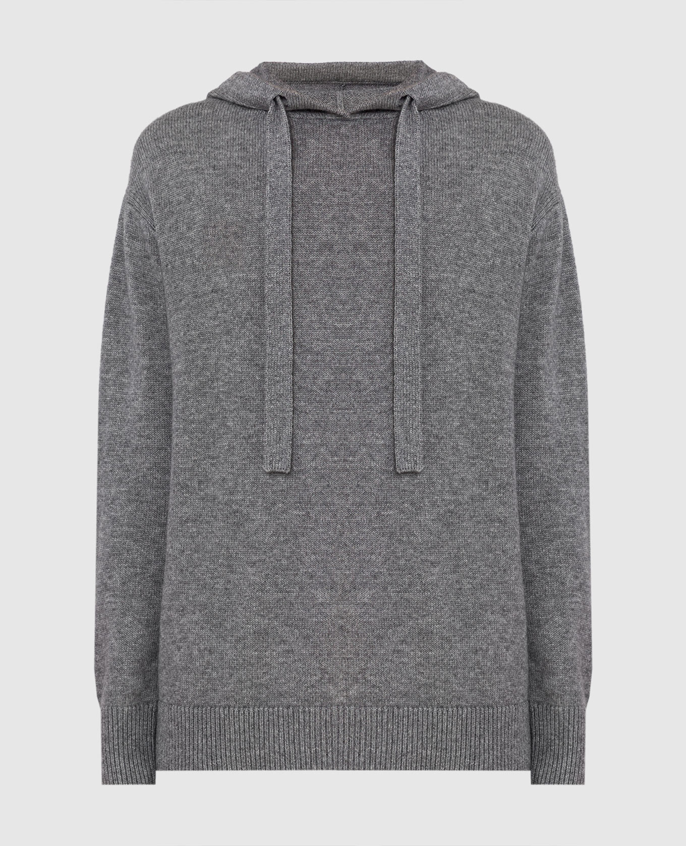 

Худи Anima из шерсти и кашемира Max Mara, Серый, Худи и свитшоты