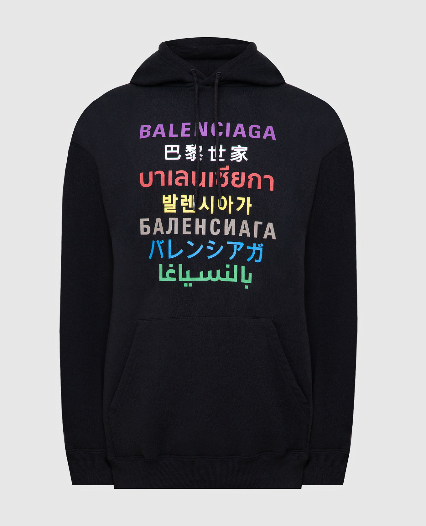 

Черное худи Balenciaga, Черный, Худи и свитшоты