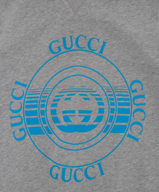 Gucci Дитяче сіре худі 645426XJC7E зображення 3