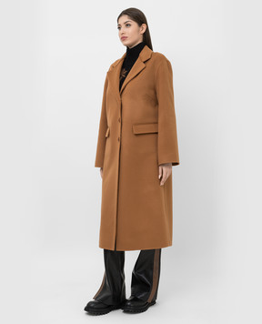 Ermanno Scervino Світло-коричневі пальто з вовни D396D707DDT
