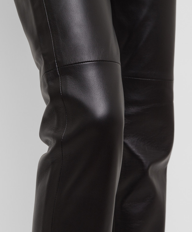 CO Чорні шкіряні брюки 5314LPL зображення 5