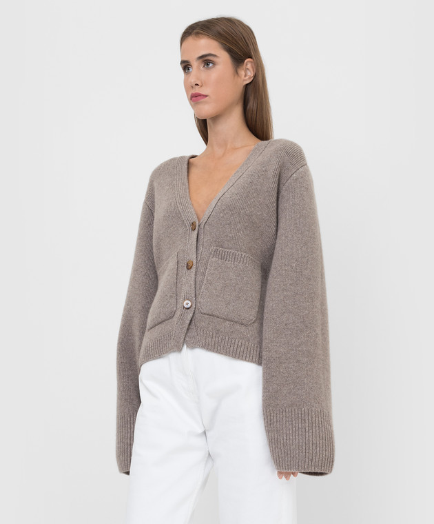 Khaite Кардиган Scarlet из кашемира 8267600 изображение 3