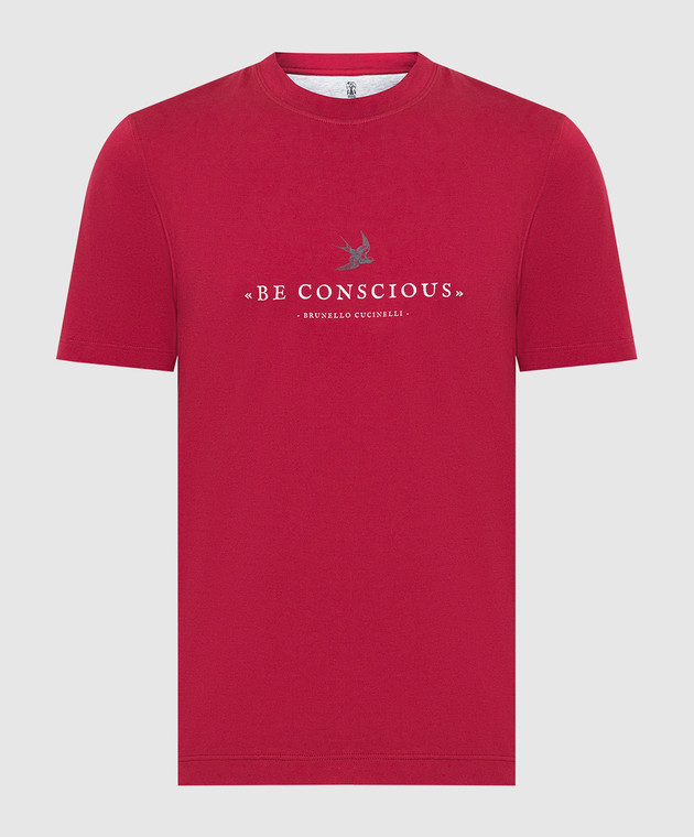 Brunello Cucinelli Красная футболка M0T617127