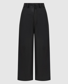 Balenciaga Черные кожаные брюки 662538TKS33