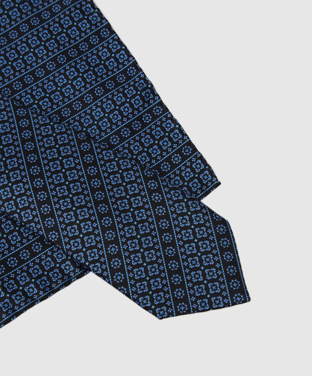 Stefano Ricci Дитячий шовковий набір з краватки і хустки-паші в візерунок YDX29001 зображення 4