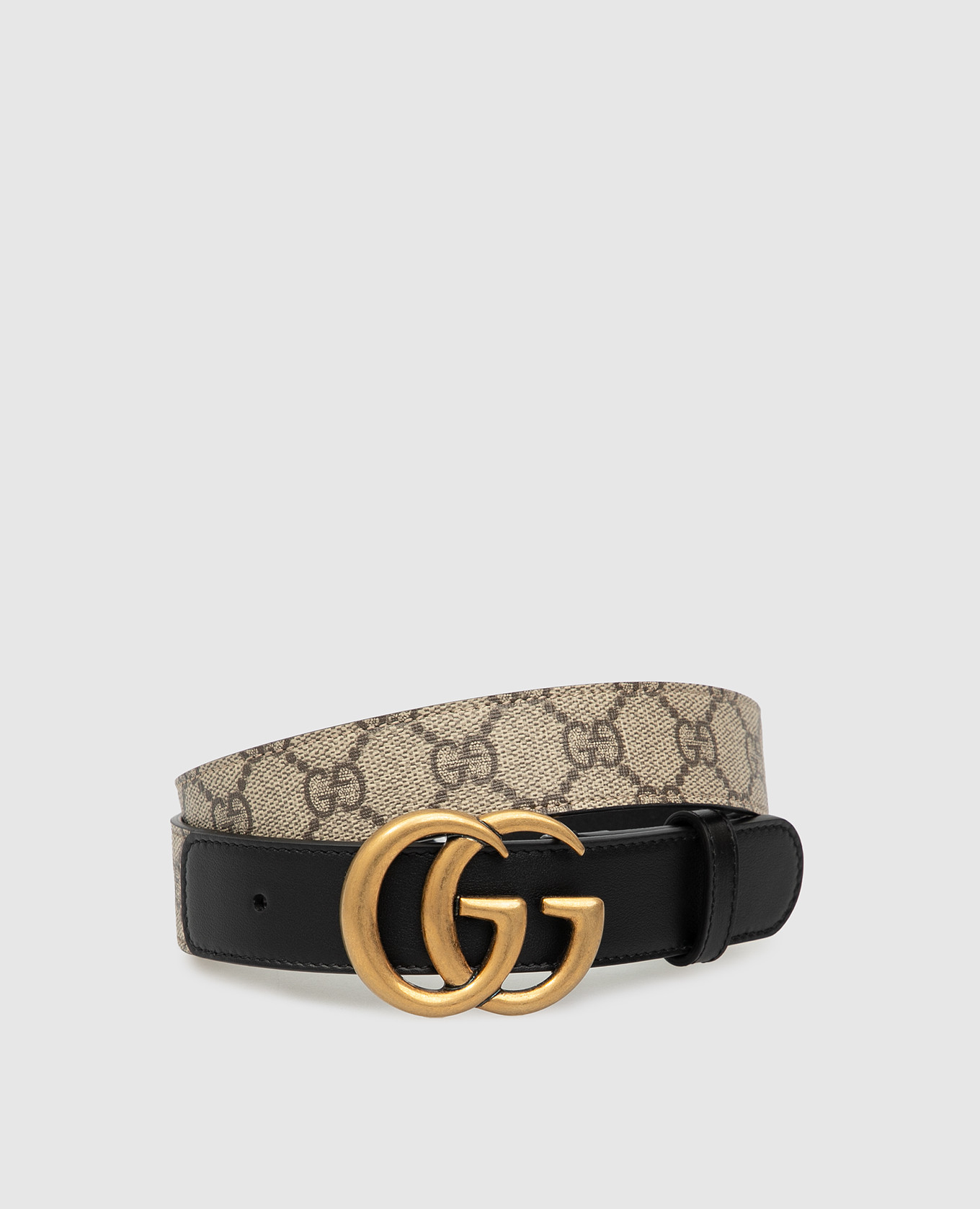 

Ремень c узором GG Supreme Gucci, Бежевый, Ремни