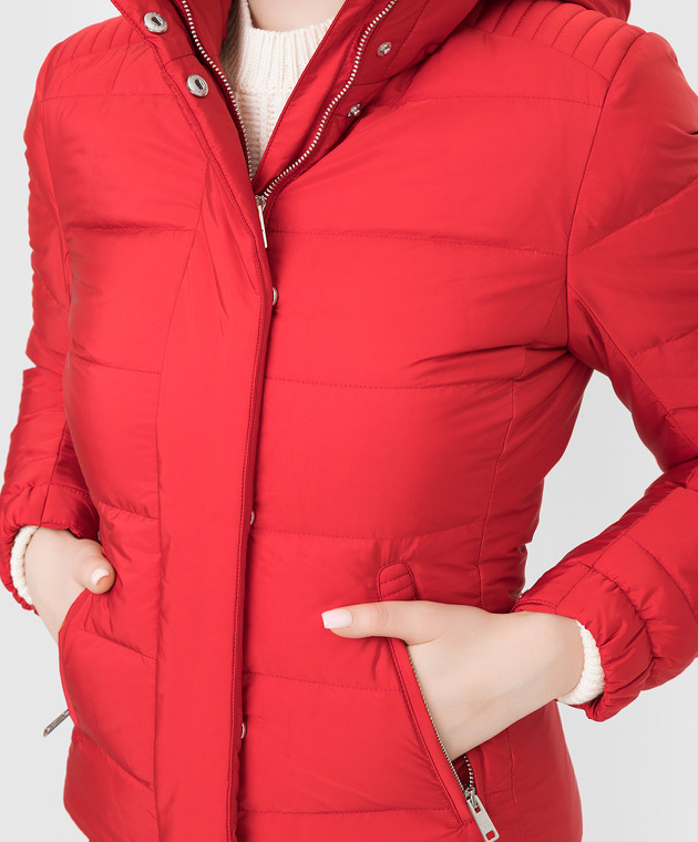 Prada Красная куртка с патчем 29X544Q04 изображение 5