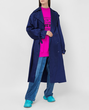 Balenciaga Синий тренч 659054TKO30