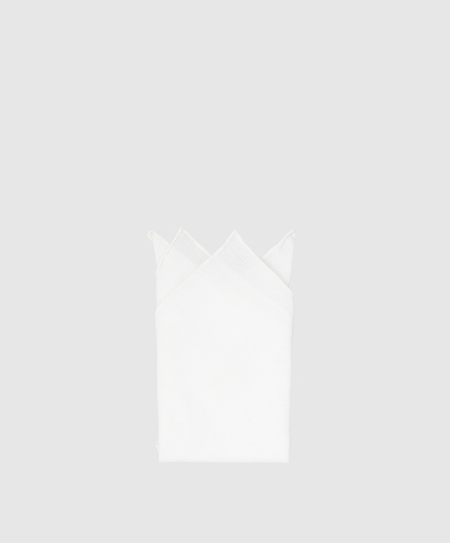 Stefano Ricci Дитячий білий жакардовий хустку-паші в візерунок YFZ4PLJ1712