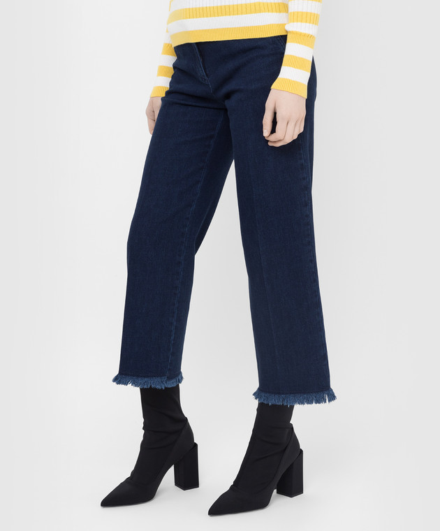 Max & Co Укороченные джинсы Bosforo с бахромой BOSFORO изображение 3