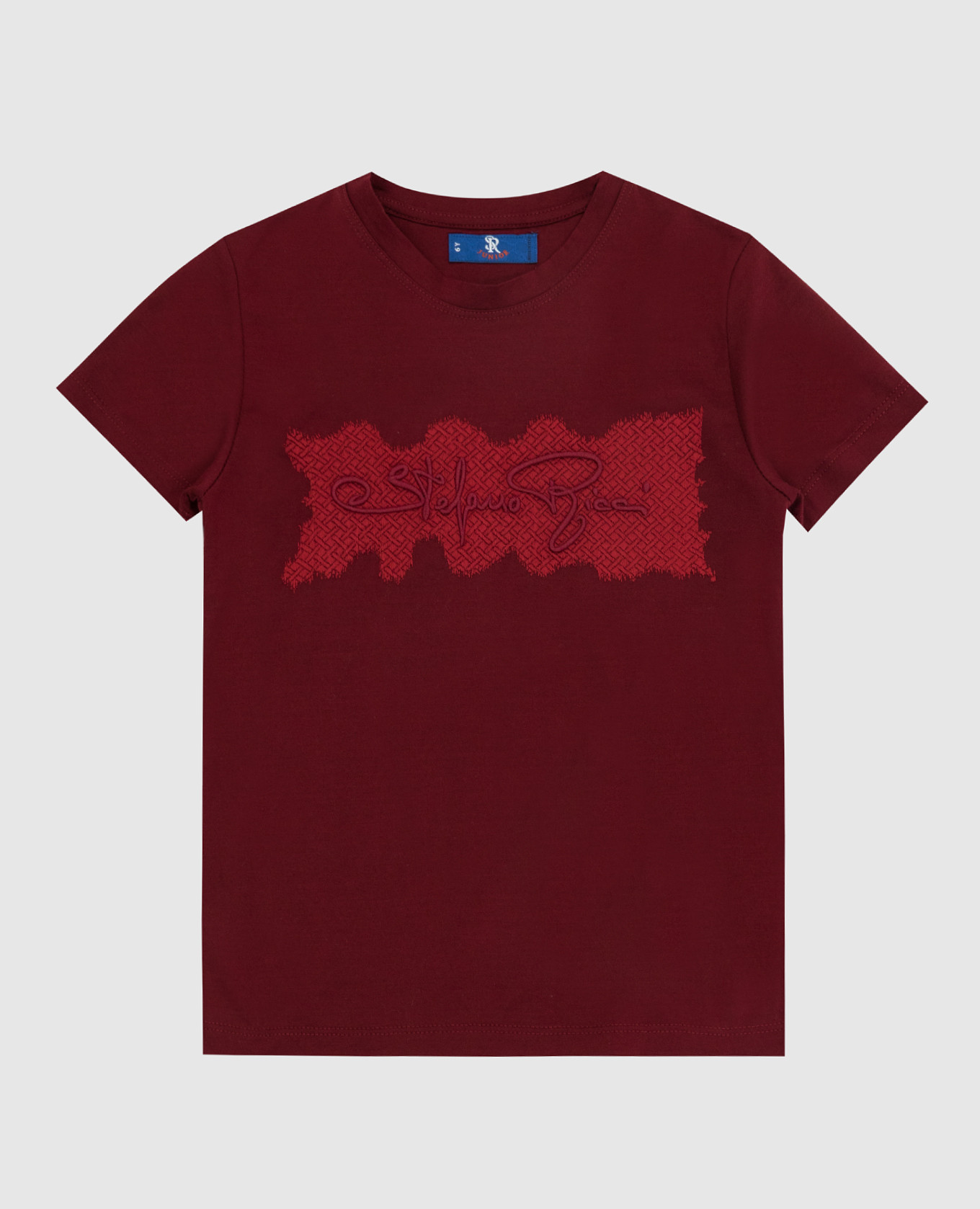 Children's red t-shirt with logo