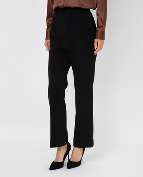 Saint Laurent Черные брюки из шерсти 659796Y288V