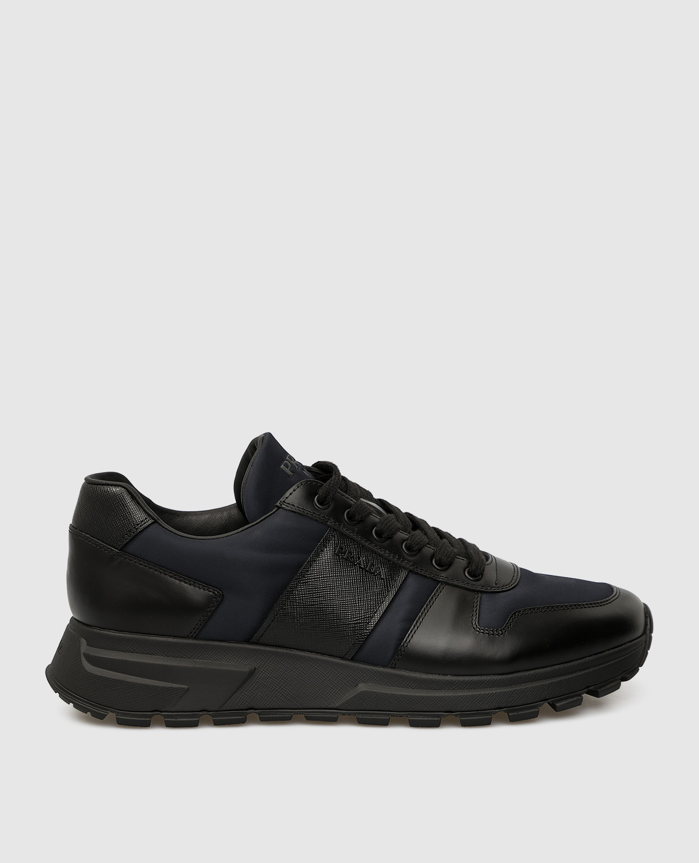 

Кожаные кроссовки Prax 01 Prada Sport, Тёмно-синий, Кроссовки