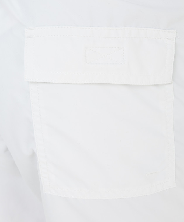 Vilebrequin Білі плавальні шорти Moorea в принт MOOP701P зображення 5