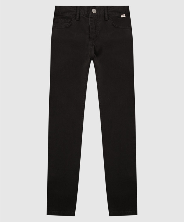 Il Gufo Детские черные джинсы A21PL093C603668