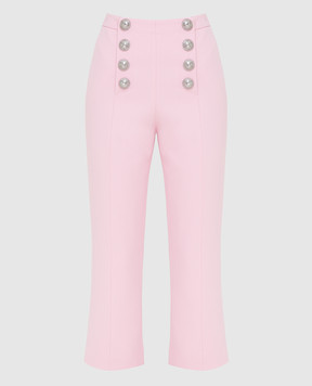 Balmain Світло-рожеві штани SF25088V074