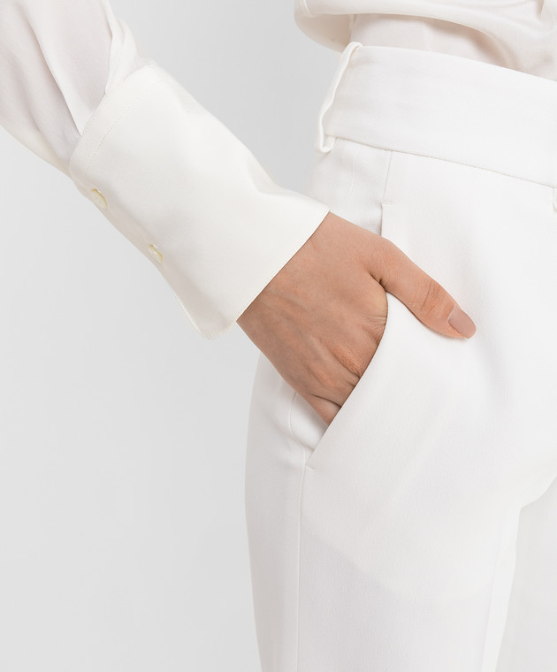Ermanno Scervino Белые брюки D396P300UKF изображение 5