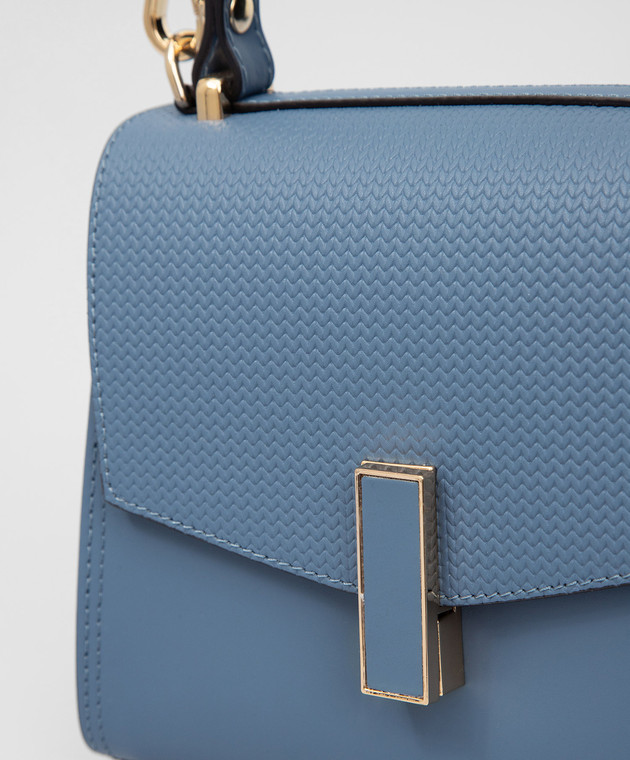 Gianni Notaro Ruga leather mini bag in light blue 406 image 5