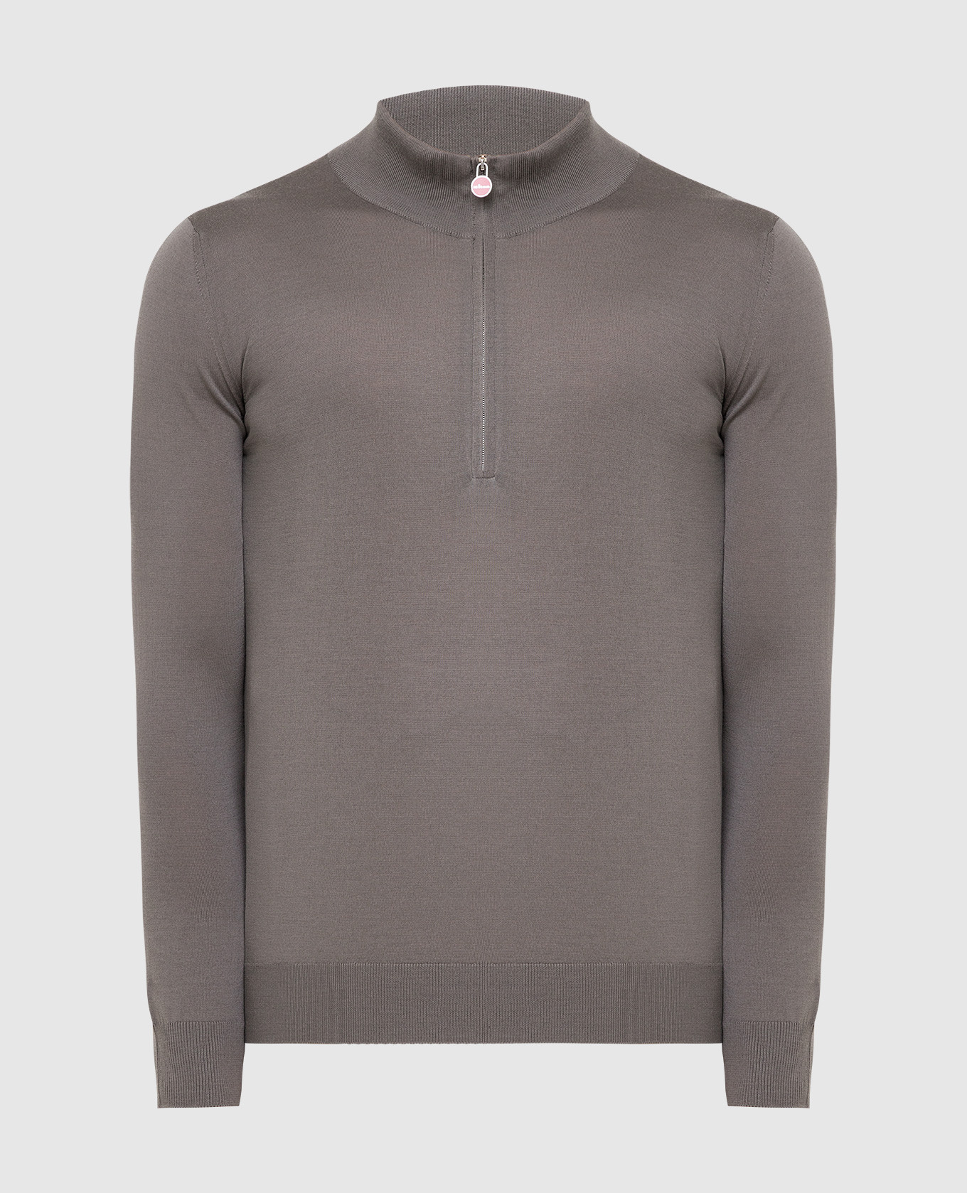 

Серое поло из шерсти Kiton, Серый, Поло