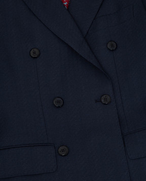 Stefano Ricci Дитячий костюм з вовни у візерунок Y3SF378950W803