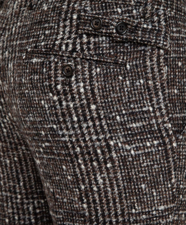 Dolce&Gabbana Коричневые брюки GY6IETFQMH6 изображение 5