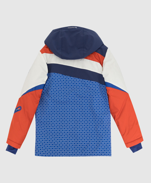Stefano Ricci Детская горнолыжная куртка в узор с логотипом YAJ6S00010HN0001 изображение 2