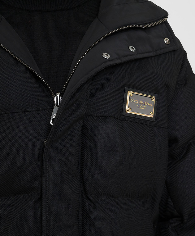 Dolce&Gabbana Двусторонняя куртка из шерсти с логотипом G9UT7TGEU24 изображение 5