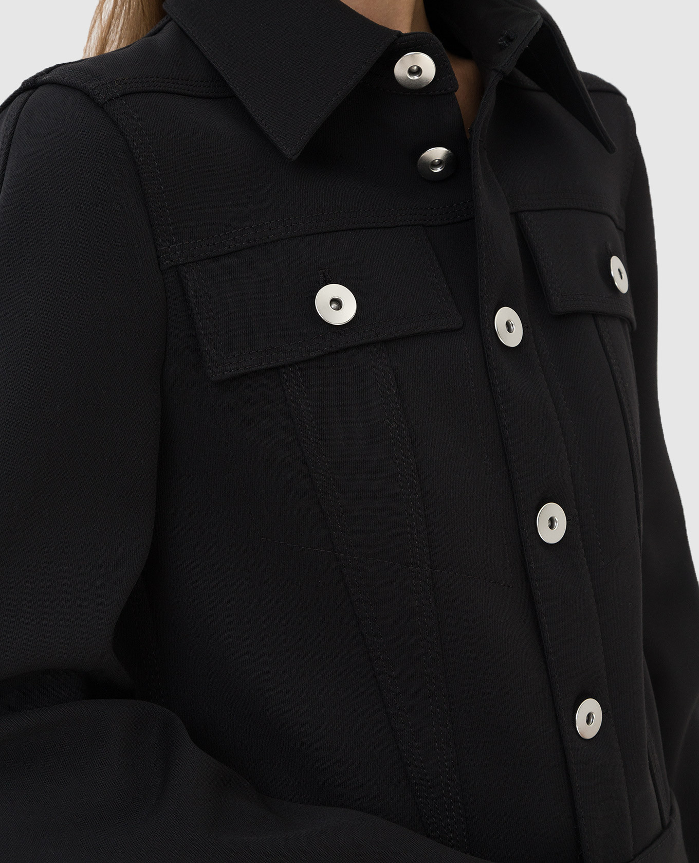 Bottega Veneta Черная куртка из шерсти 660588V0IV0 изображение 5