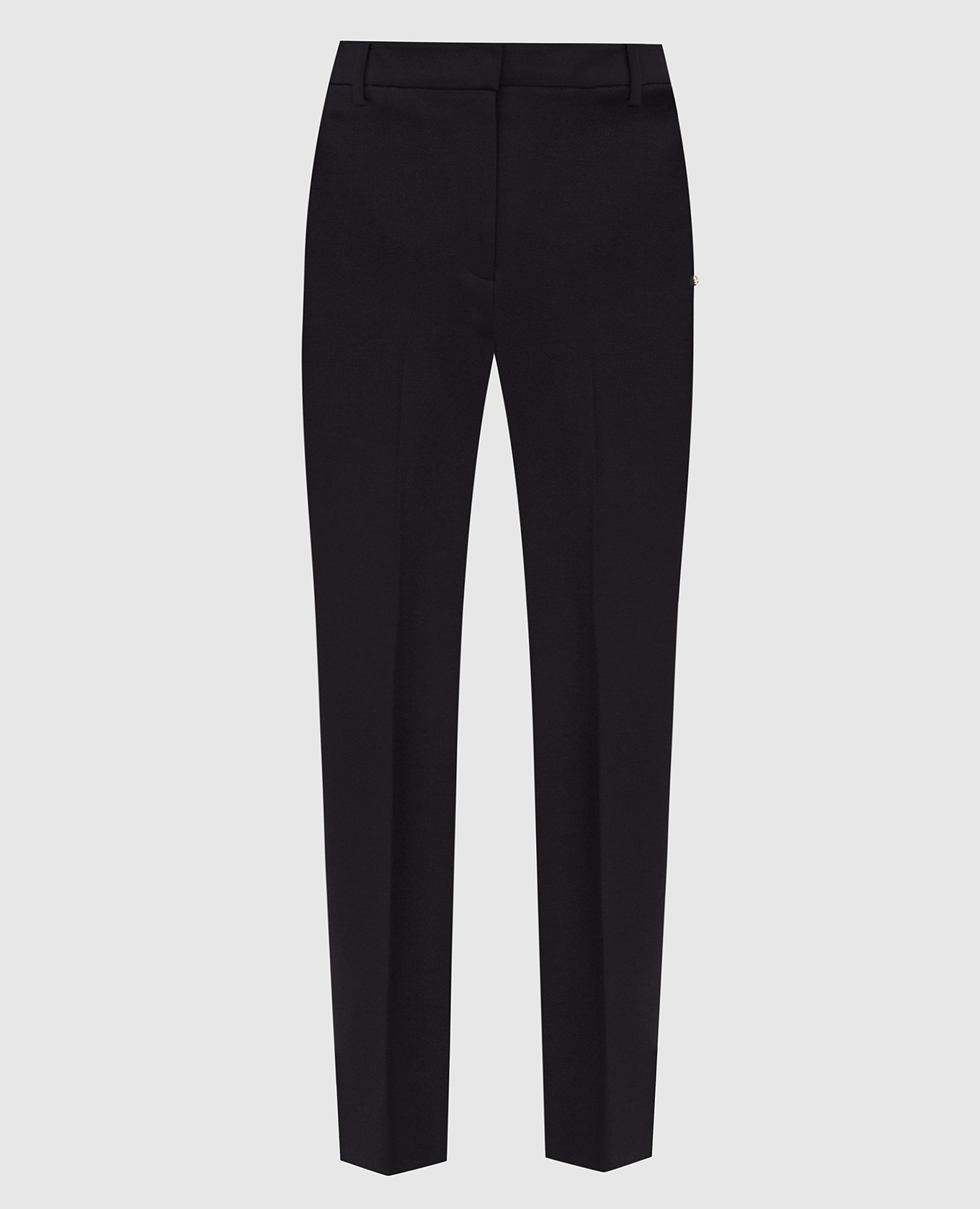 

Черные брюки из шерсти Max Mara Sportmax, Черный, Повседневные брюки casual