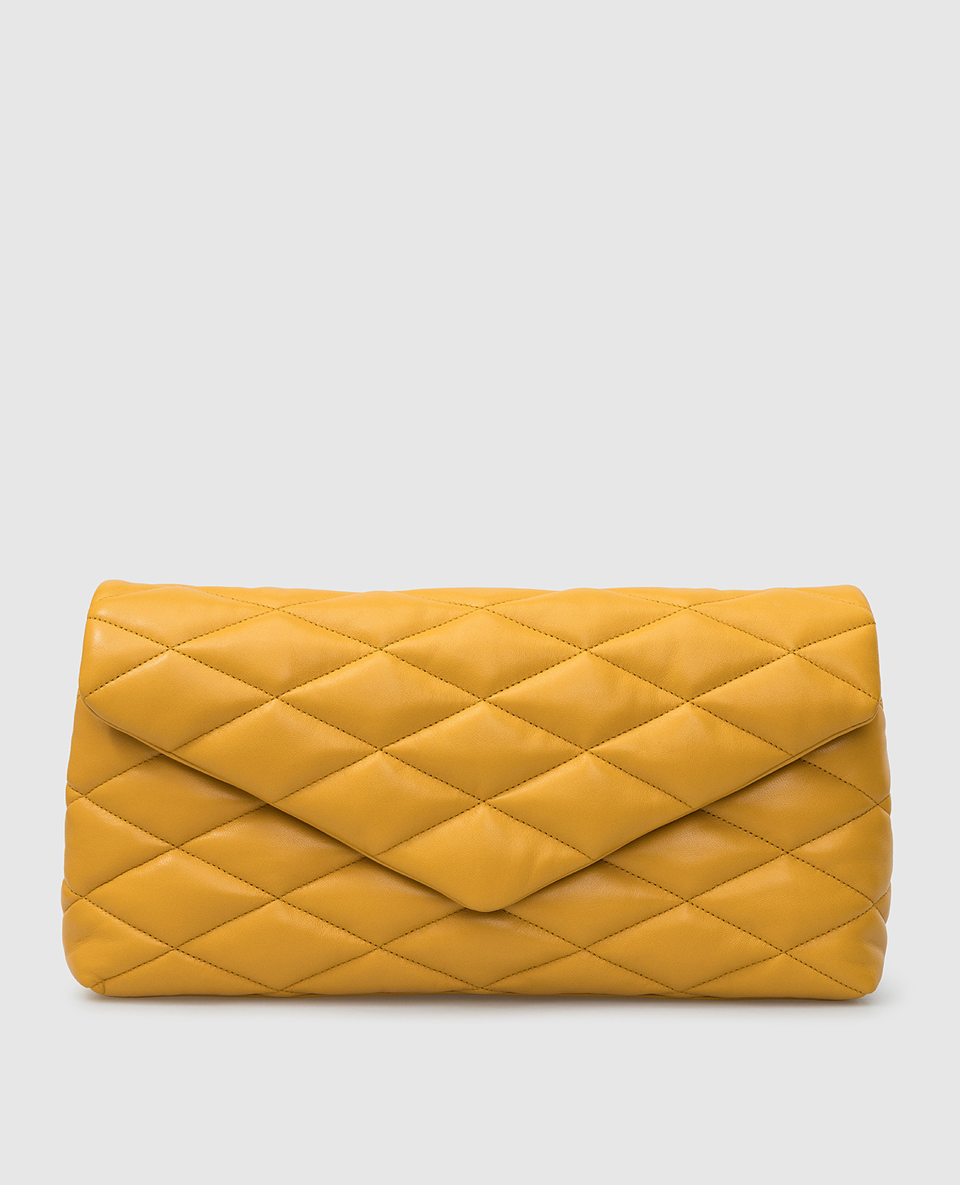 

Желтый кожаный клатч Sade Saint Laurent, Клатчи
