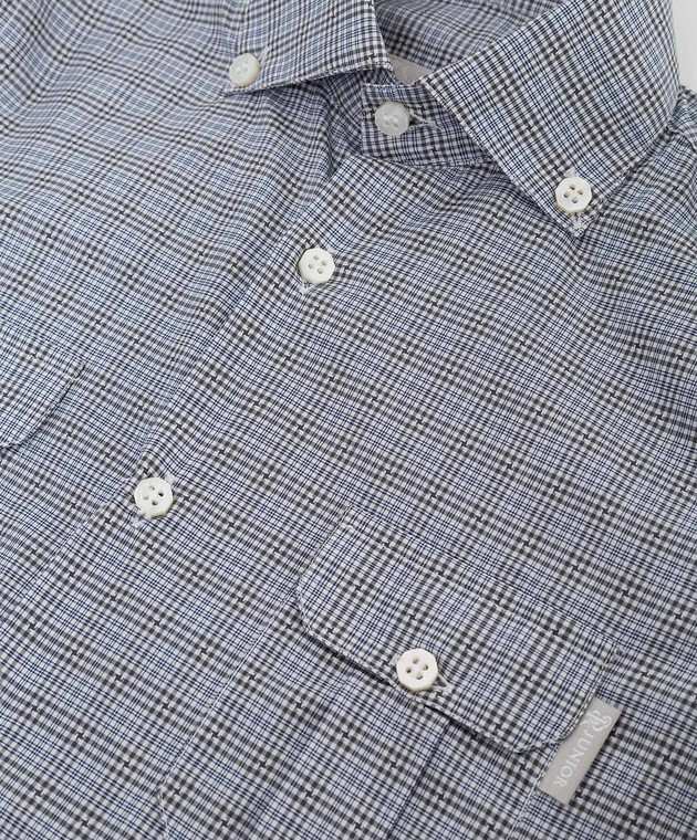 Stefano Ricci Children's checkered shirt YC003195LJ1704 image 3