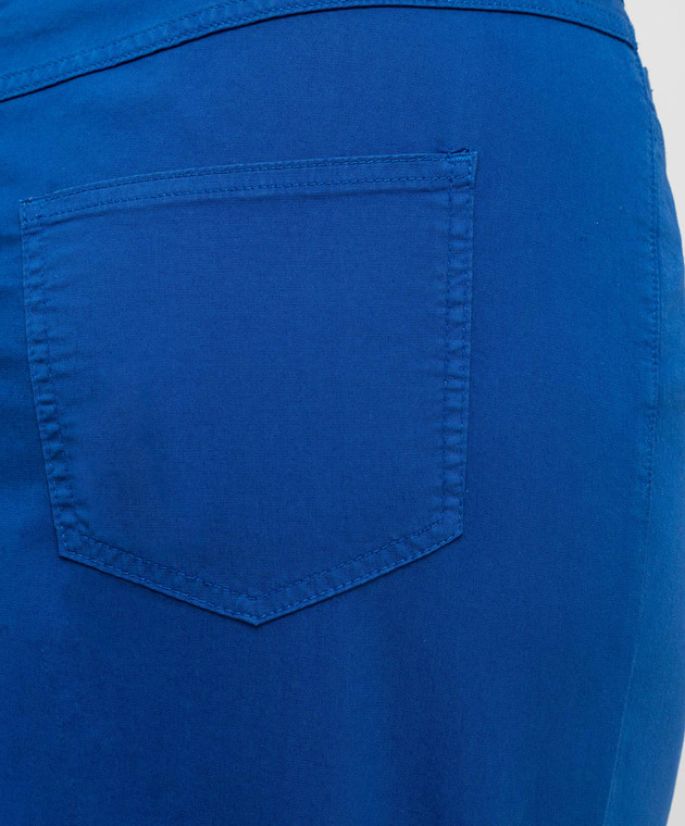 Marina Sport by Marina Rinaldi Темно-синяя джинсовая юбка CAROTENE изображение 5