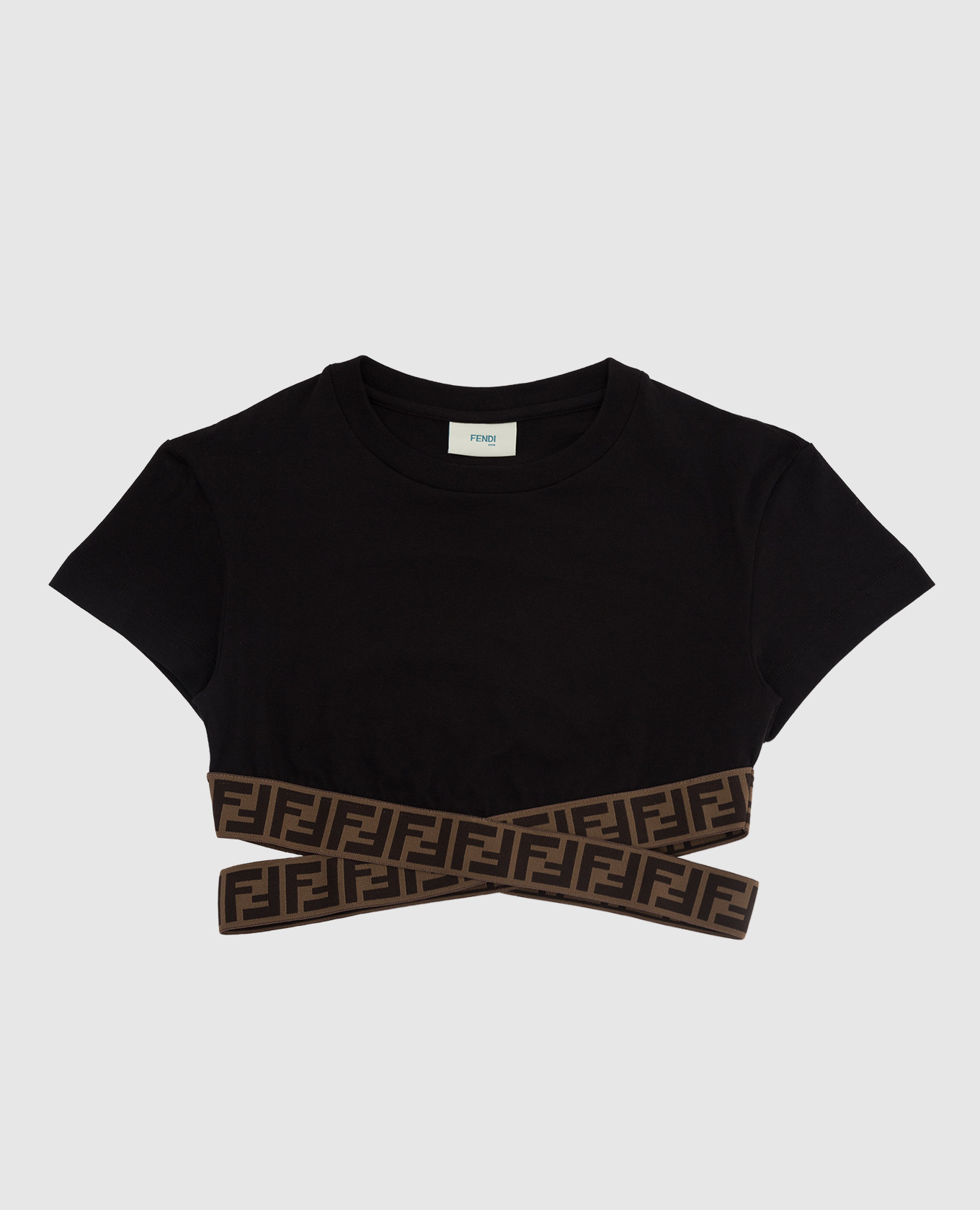 

Детский черный топ Fendi, Топы