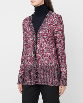 Lanvin Бордовый кардиган RWJA3701MM02