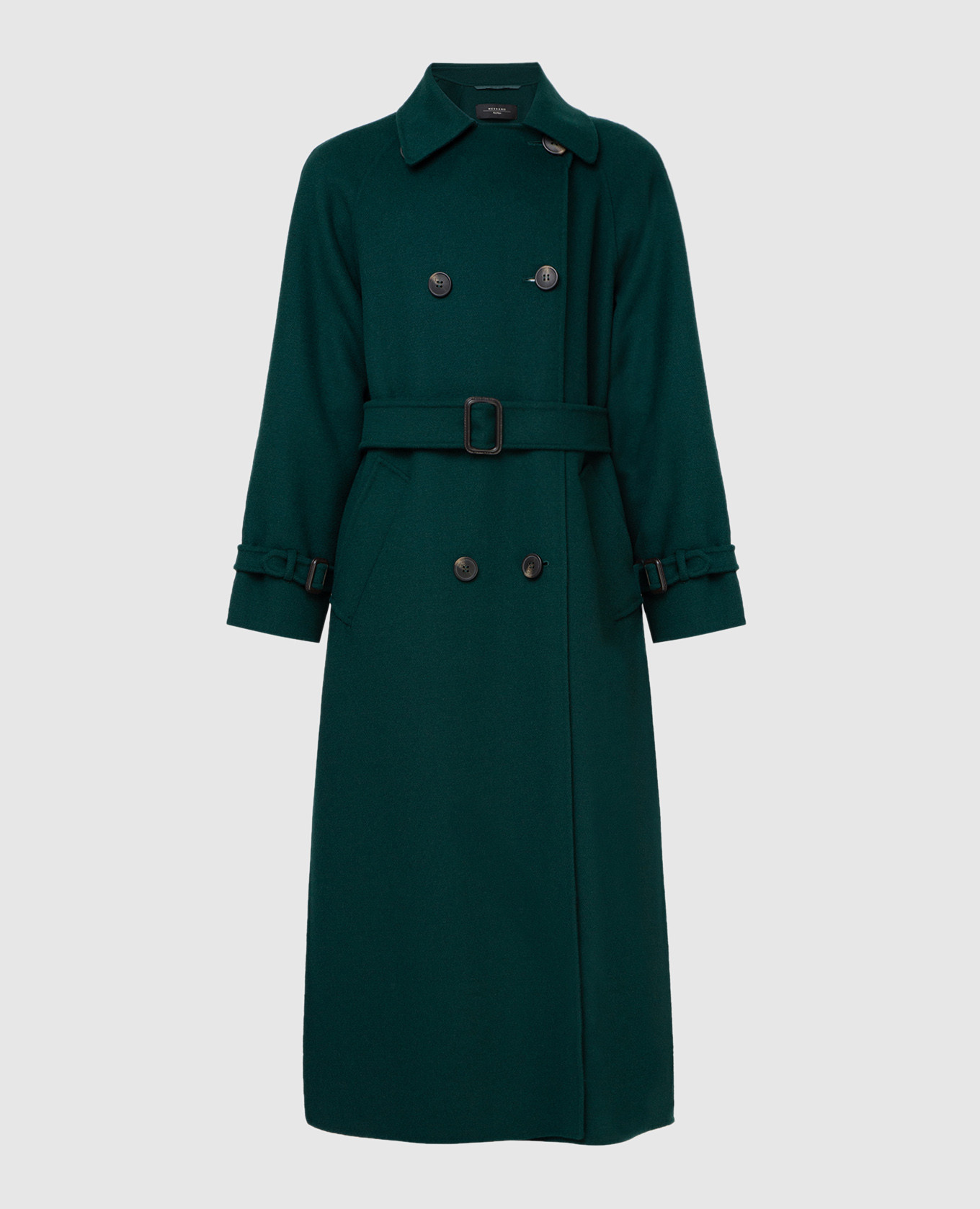 

Зеленое пальто из шерсти Max Mara Weekend, Зеленый, Пальто