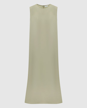 Deveaux Оливковое платье с завязками F211806SM24