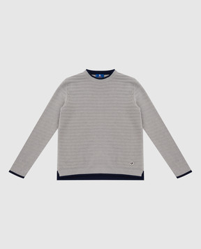 Stefano Ricci Дитячий светр із кашеміру у візерунок K808007G01Y16487